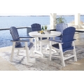 Crescent Luxe 5pc Outdoor Counter Height Dining Set