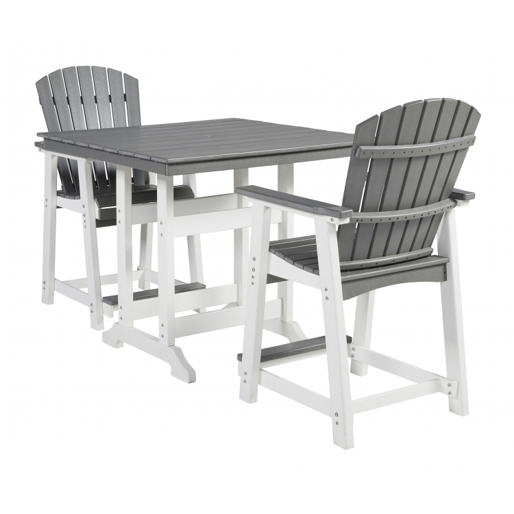 Transville 3pc Outdoor Counter Height Dining Set