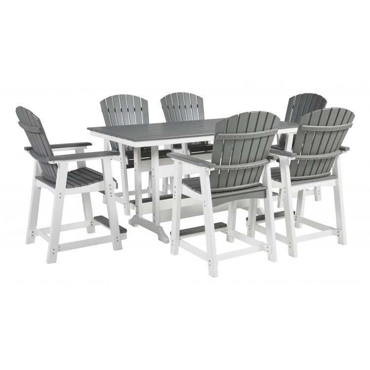 Transville 7pc Outdoor Counter Height Dining Set