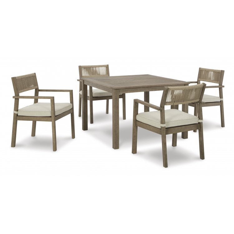 Aria Plains 5pc Outdoor Table Set