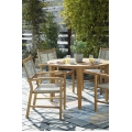 Janiyah 5pc Outdoor Dining Table Set