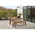 Janiyah 4pc Outdoor Dining Table Set