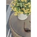 Danson Outdoor Round End Table