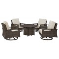Paradise Trail 5pc Outdoor Set (Table + 4 Chairs)