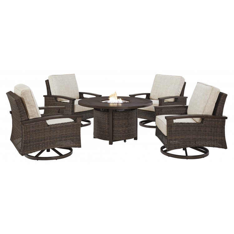 Paradise Trail 5pc Outdoor Set (Table + 4 Chairs)