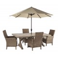 Beachcroft 5pc Outdoor Table Set
