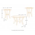 Fantell 3pc Coffee Table Set