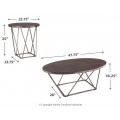 Neimhurst 3pc Coffee Table Set