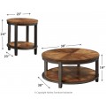 Roybeck 3pc Coffee Table Set