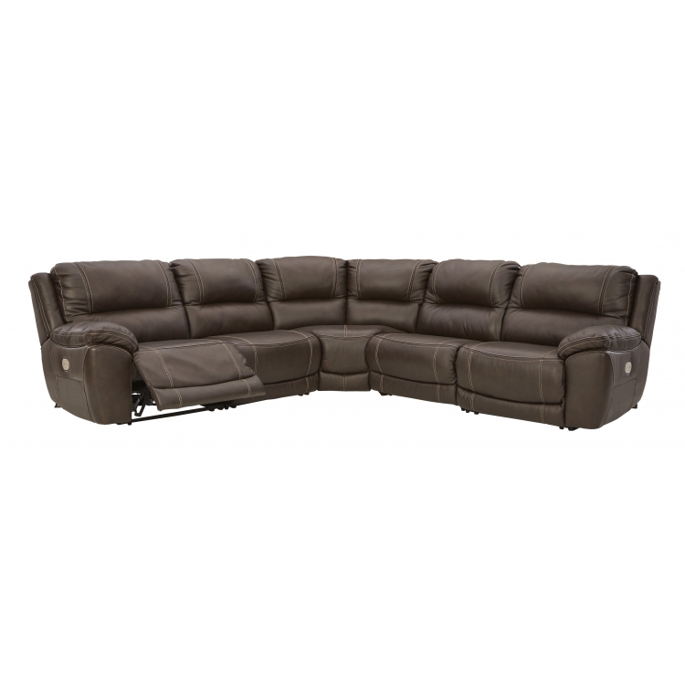 Dunleith 5pc Power Tri Reclining Sectional