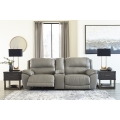 Dunleith Power Reclining Sofa and Loveseat Set (tri)