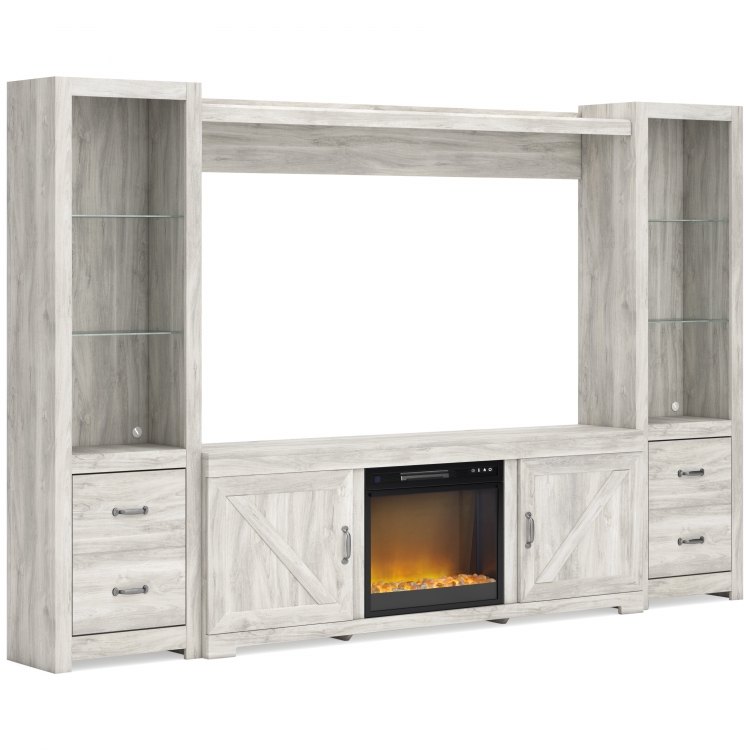 Bellaby - Wall Unit Entertainment Center w/Fireplace