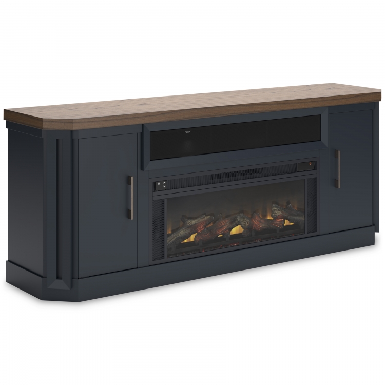 Landocken 83inch TV Stand with Electric Fireplace