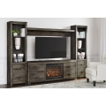 Trinell Wall Unit Entertainment Center w/Fireplace