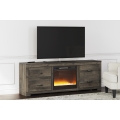Trinell TV Stand 72inch with Electric Fireplace