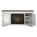 Realyn TV Stand 74inch with Electric Fireplace