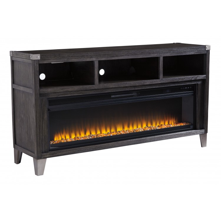 Todoe TV Stand 65inch with Electric Fireplace